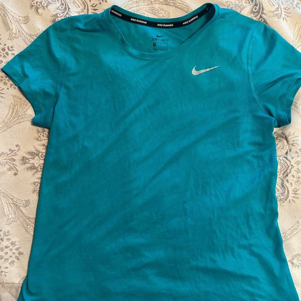 Nike Dri-FIT Turquoise Athletic Shirt